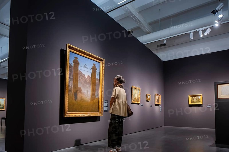 Anniversary exhibition on Caspar David Friedrich at the Albertinum. The painting The Cemetery. A few days in front of the 250th birthday of Caspar David Friedrich (1774-1840), the Dresden State Art Collections are opening an exhibition of numerous works by the painter on 24 August. On display in the Albertinum are 47 paintings by the artist as well as numerous contemporaries. The exhibition is entitled Caspar David Friedrich. Where it all began. The Caspar David Friedrich exhibition in Dresden, Dresden, Saxony, Germany is expected to attract a great deal of interest from the public