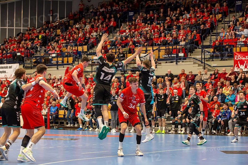 26.04.2024, 2nd HBL (German Handball League), Matchday 30: Owl Ludwigshafen vs TuSEM Essen (final score 32:37)