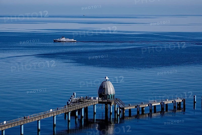 Sellin pier, diving bell, Rügen, Mecklenburg-Western Pomerania, Germany, Europe