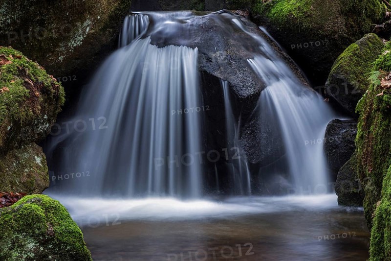 Gertelbach, Gertelbach Waterfalls, Gertelbach Falls, Gertelbach Gorge, Bühl, Bühlertal, Northern Black Forest, Black Forest, Baden-Württemberg, Germany, Europe