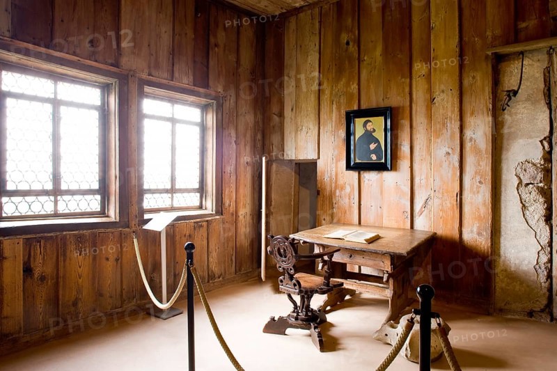 Wartburg Castle is a castle in Thuringia, situated above the town of Eisenach at the north-western end of the Thuringian Forest at 411 metres above sea level. It was founded around 1067 by Ludwig the Springer and has been a UNESCO World Heritage Site since 1999