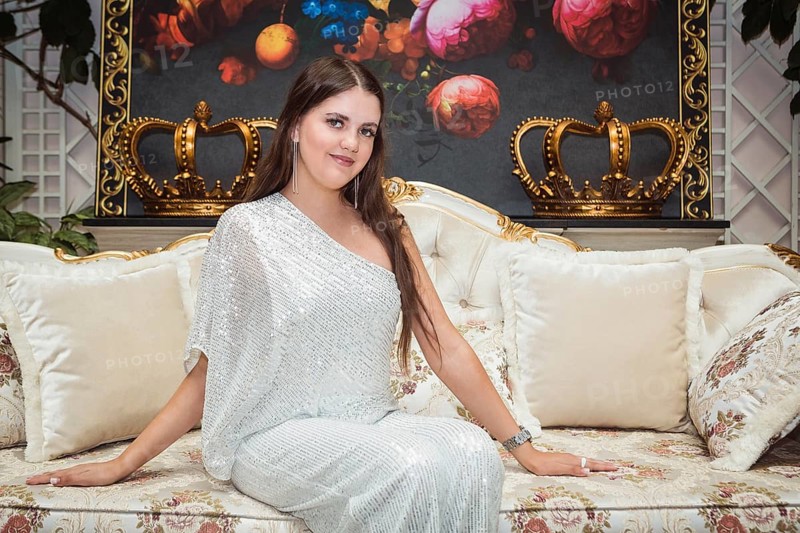 Leni Summer at the presentation of the Pompöös Provence furniture and homewear collection by star designer Harald Glööckler at the Hotel Adlon, Berlin, 19 June 2024. The Pompöös Provence by Casa Padrino collection consists of bedroom furniture, seating furniture and carpets