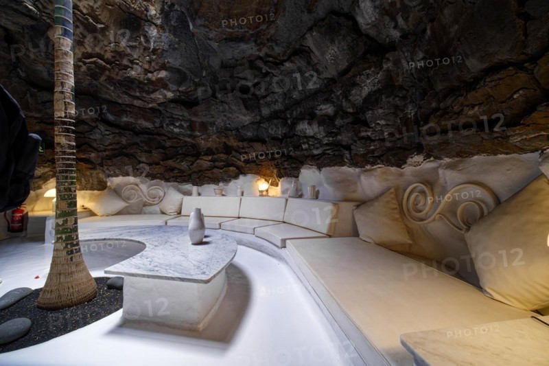 Fundación César Manrique, César Manrique Foundation, interior view, Tahíche, Lanzarote, Canary Islands, Canary Islands, Spain, Europe