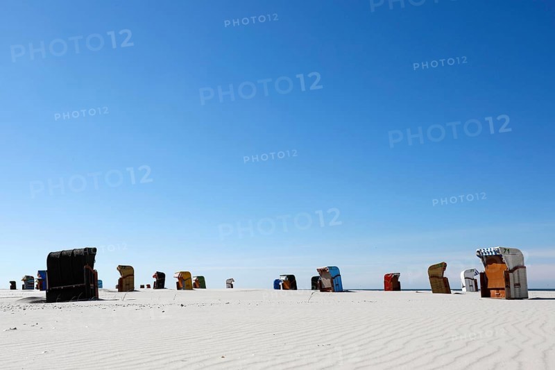 Beach coasts on the island of Amrum, Norddorf, 15.06.2020