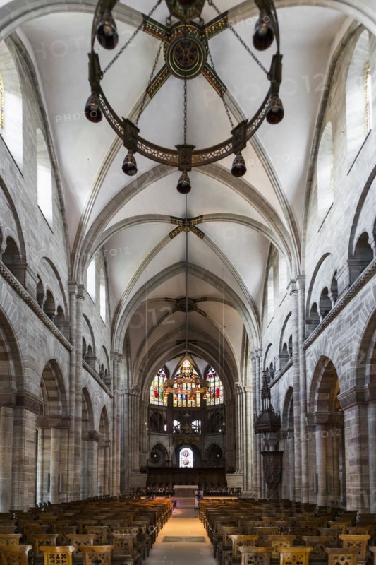 Interior, Basel Minster, Basel, Canton of Basel-Stadt, Switzerland, Europe