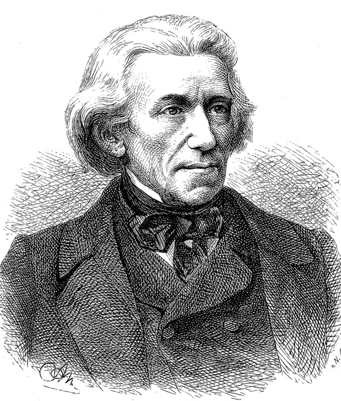 Adrian Ludwig Richter, 28 September 1803, 19 June 1884, was an important German painter and draughtsman of the late Romantic and Biedermeier periods, Historical, digital reproduction of an original from the 19th century