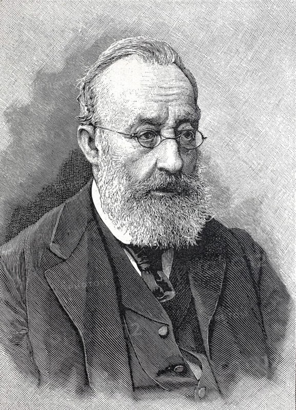 Gottfried Keller, 19 July 1819 - 15 July 1890, Swiss painter, poet, politician and First State Clerk of the Canton of Zurich, digital reproduction of an original from the 19th century, historical