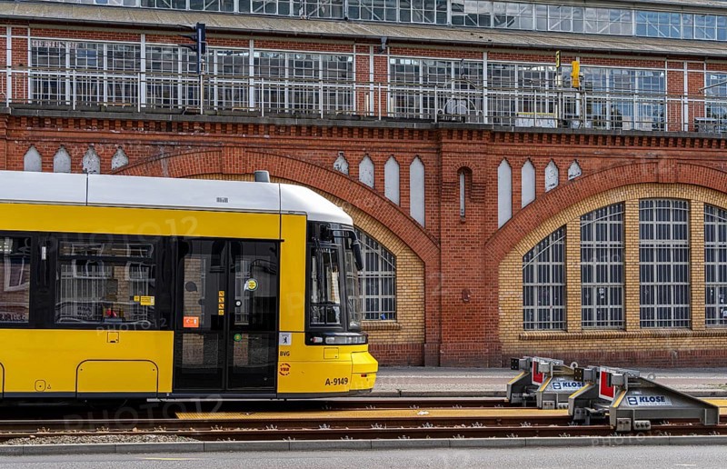 Warschauer Straße station, final tram stop, public transport, Berlin, Germany, Europe