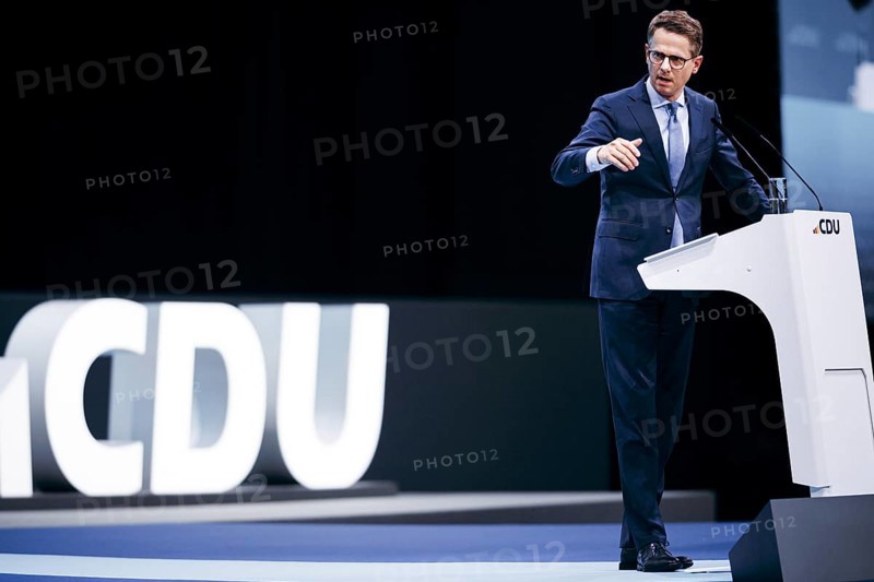 Carsten Linnemann, Deputy Chairman of the CDU, recorded at the CDU Germany 2024 party conference in Berlin, 6 May 2024