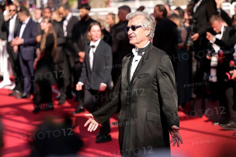 Cannes, France, 25 May 2024: Wim Wenders at the closing ceremony on the red carpet of the Palais des Festivals during the 77th Cannes International Film Festival. The 77th Cannes International Film Festival will take place from 14 to 25 May 2024, Europe