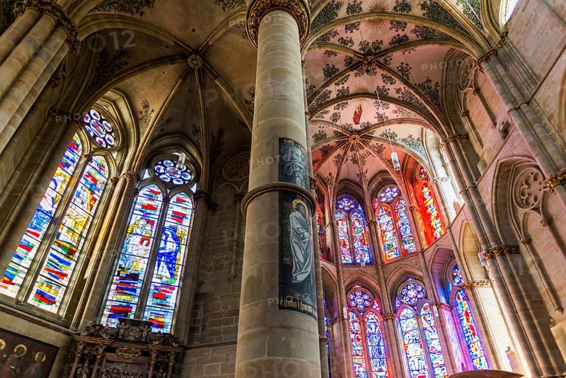 Interior view, Church of Our Lady, UNESCO World Heritage Site, Trier, Rhineland-Palatinate, Germany, Europe