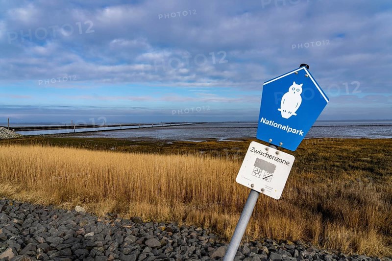 The Wadden Sea, East Frisia, near Lower Saxony, quiet zone, sign, Norddeich, Germany, Europe