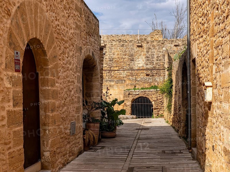 Medieval Walls, the city wall of Alcudia, Majorca, Spain, Europe