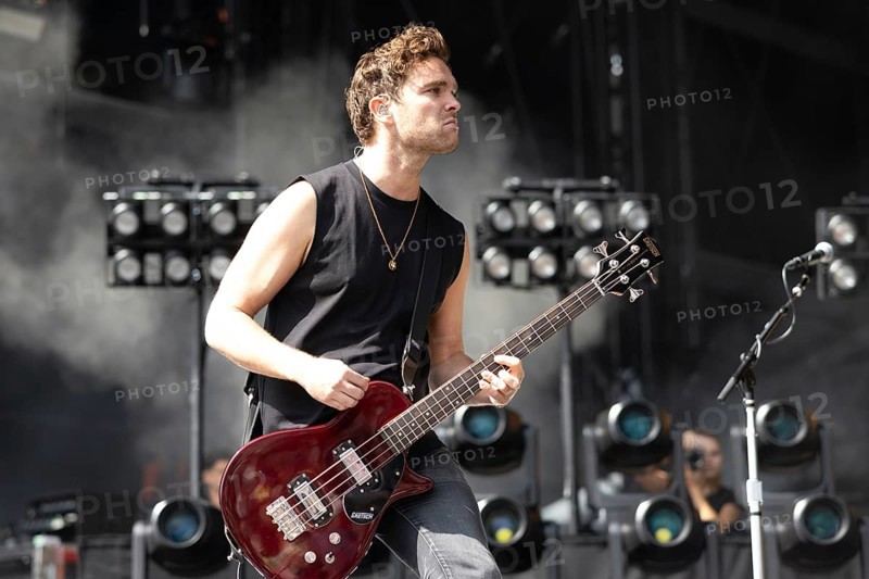 Adenau, Germany, 7 June 2024: Royal Blood (Mike Kerr, vocals, bass) play at Rock am Ring. The festival takes place at the Nürburgring race track near the town of Adenau from 7 - 9 June 2024, Europe