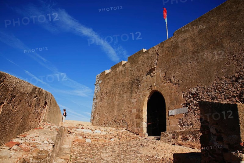 Castle of King Alfonso III in Castro Marim, Algarve, Portugal, Europe