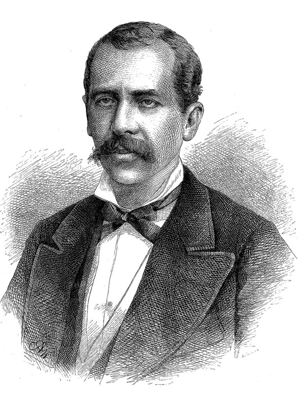 Tobias Barreto de Meneses, 7 June 1839, 26 June 1889, a Brazilian philosopher, poet, literary critic, publisher, lawyer and professor of law, Historical, digital reproduction of an original from the 19th century