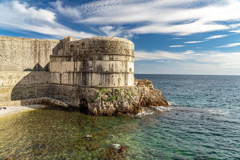 The Bokar Fortress in Dubrovnik, Croatia, Europe