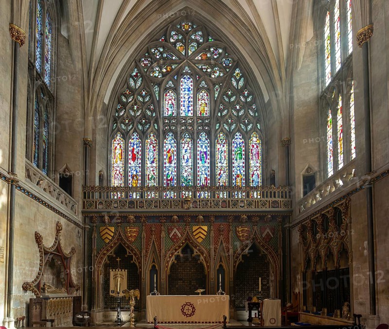 The Lady Chapel inside Bristol cathedral church, Bristol, England, UK