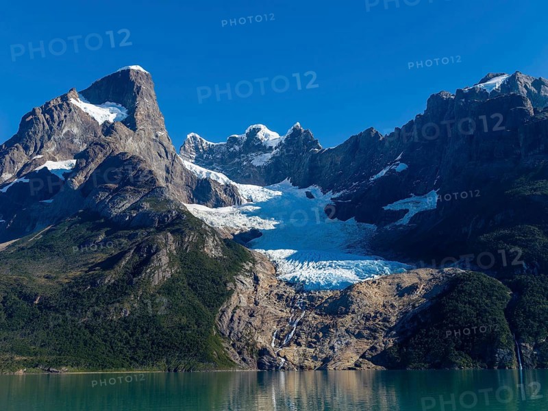 Drive through the Bay of Last Hope to the Balmaceda Glacier, Puerto Natales, Patagonia, Chile, South America