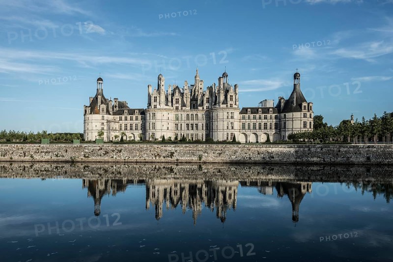Chambord Castle, north façade, UNESCO World Heritage Site, Loire, Department Loire et Cher, Centre Region, France, Europe