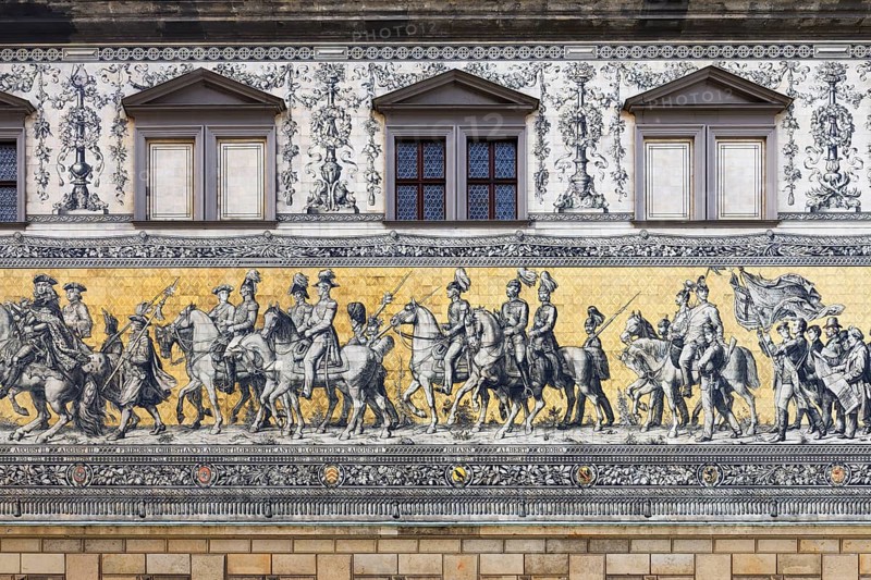Procession of Princes, Dresden, Saxony, Germany, Europe