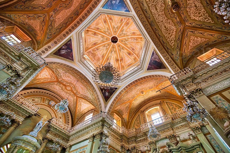 Entrance of Basilica of Our Lady of Guanajuato (Basílica de Nuestra Senora de Guanajuato)