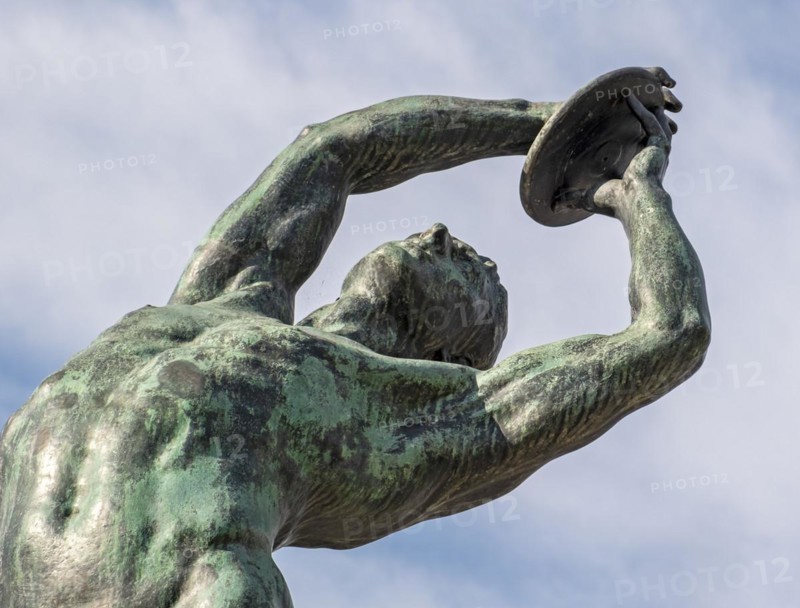 Discobolus, The Discus Thrower Statue, Athens, Greece, Europe