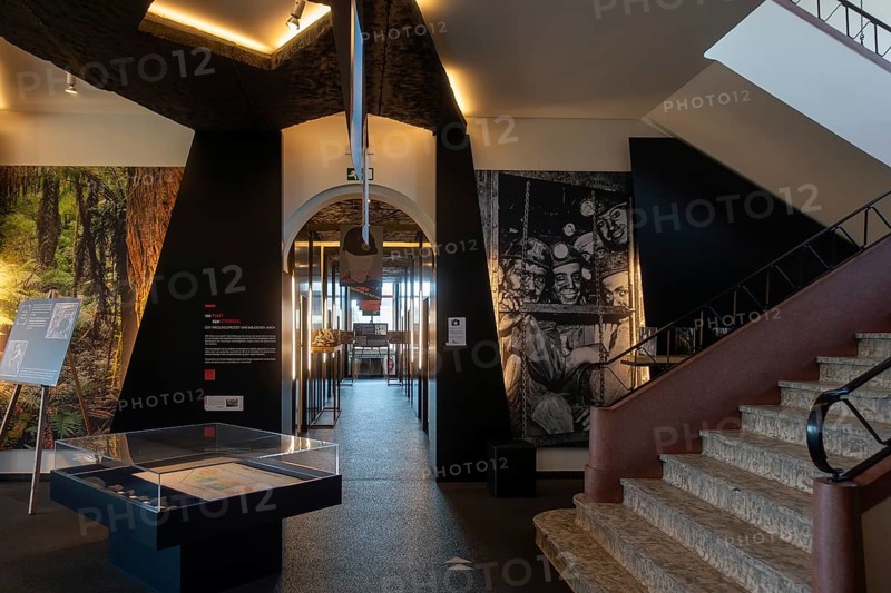 Mijnmuseum, coal mine museum at be-MINE in the city Beringen, Koersel, province of Limburg, Flanders, Belgium, Europe