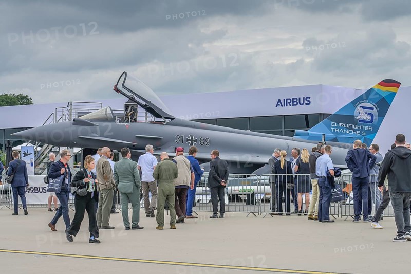 Eurofighter, German Air Force, ILA 2024, International Aerospace Exhibition Berlin, Schönefeld, Brandenburg, Germany, Europe