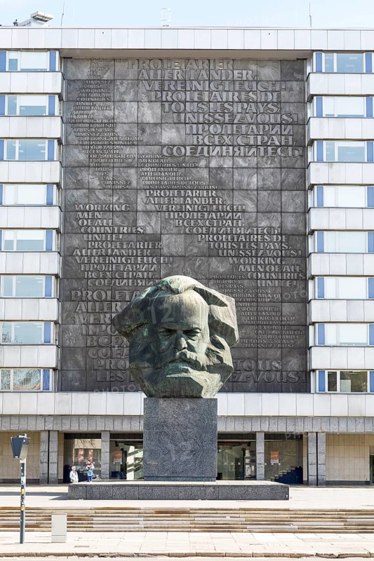Karl Marx Monument, Chemnitz, Saxony, Germany, Europe