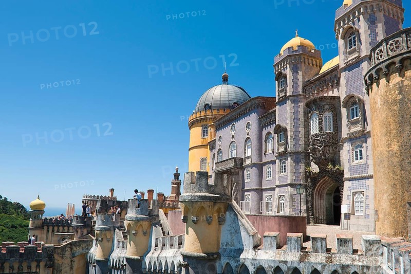 Triton Gate, Portico, Palacio Nacional da Pena, Sintra, Lisboa, Portugal, Europe
