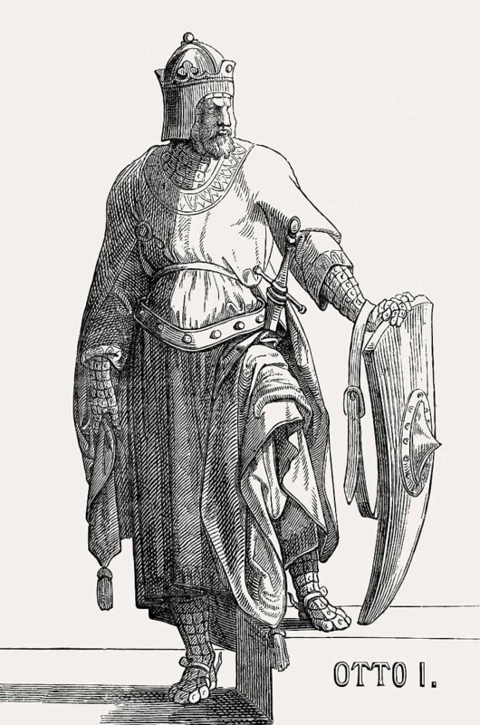 Otto I, 912 – 973, known as Otto the Great, German king, emperor of the Holy Roman Empire