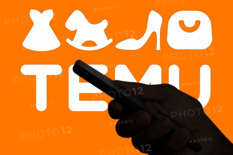Temu logo online marketplace ecommerce on a smartphone and computer in Stuttgart, Germany.