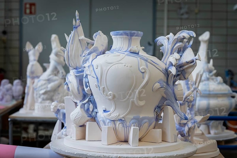 Meissen is the oldest porcelain manufactory in Europe and has stood for unique craftsmanship since its foundation in 1710. Kiln hall with blanks
