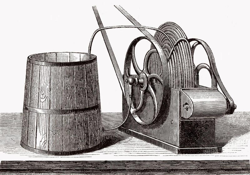 Traditionelles Kühlhaus, 19. Jahrhundert