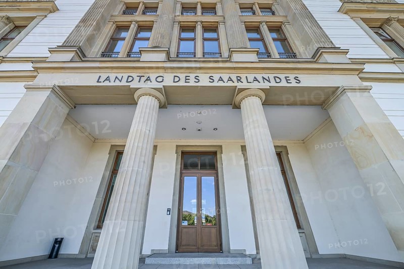State Parliament of Saarland, Franz-Josef-Röder-Straße, Saarbrücken, Saarland, Germany, Europe
