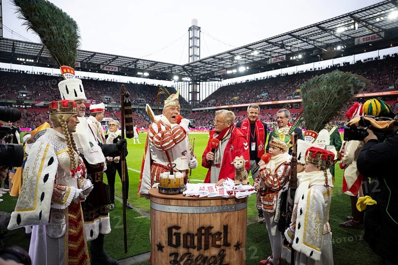 (DFL/DFB REGULATES PROHIBIT ANY USE OF PHOTOGRAPHS AS IMAGE SEQUENCES AND/OR QUASI-VIDEO), RheinEnergieStadion, Cologne, North Rhine-Westphalia, Cologne triumvirate, 2nd Bundesliga, 1.FC Köln, SV 07 Elversberg on 25 January 2025 at RheinEnergieStadion in Cologne Germany