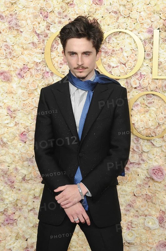 Timothee Chalamet at the 82nd Annual Golden Globe Awards held at the Beverly Hilton Hotel in Beverly Hills, USA on January 5, 2025. Beverly Hills, California, USA, North America