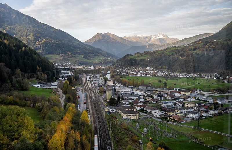 View of Landeck in Tyrol, Austria, Europe