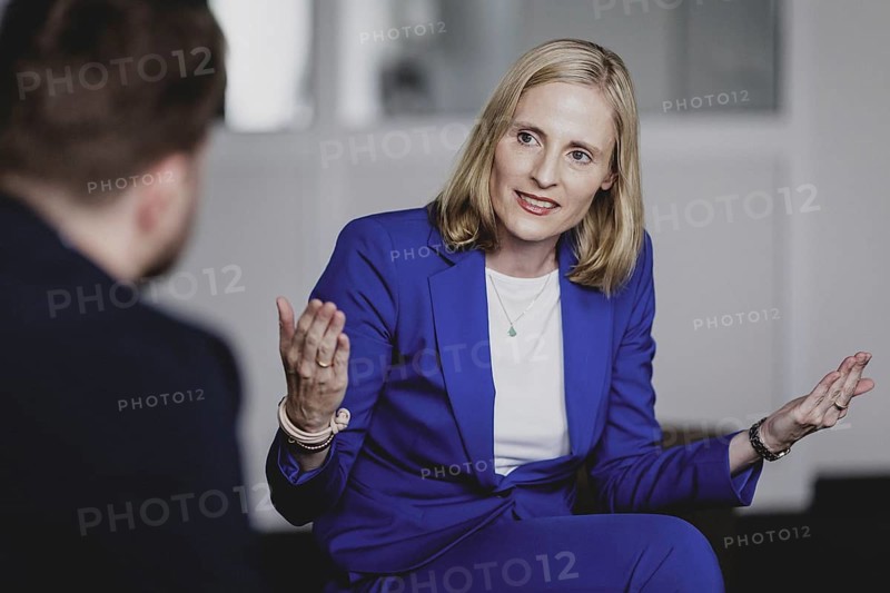 Marie-Christine Ostermann, President of the Association of Family Entrepreneurs, recorded during an interview in Berlin, 2 July 2024