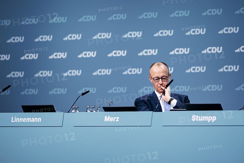 Friedrich Merz, party chairman of the CDU, photographed at the CDU Germany 2024 party conference in Berlin, 6 May 2024