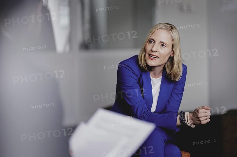 Marie-Christine Ostermann, President of the Association of Family Entrepreneurs, recorded during an interview in Berlin, 2 July 2024