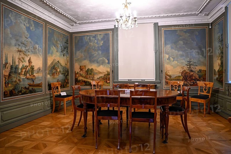 Birthplace of Friedrich Engels, today the Museum of Industrial Culture, interior view, Wuppertal, Bergisches Land, North Rhine-Westphalia, Germany, Europe