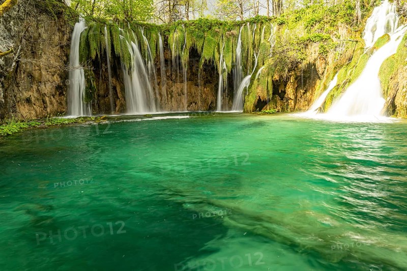 The Galovacki Buk waterfall in Plitvice Lakes National Park, Croatia, Europe