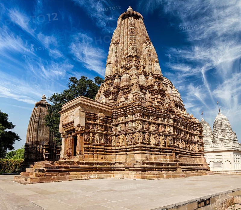 Vaman Temple in famous indian tourist site Khajuraho, Madhya Pradesh, India, Asia
