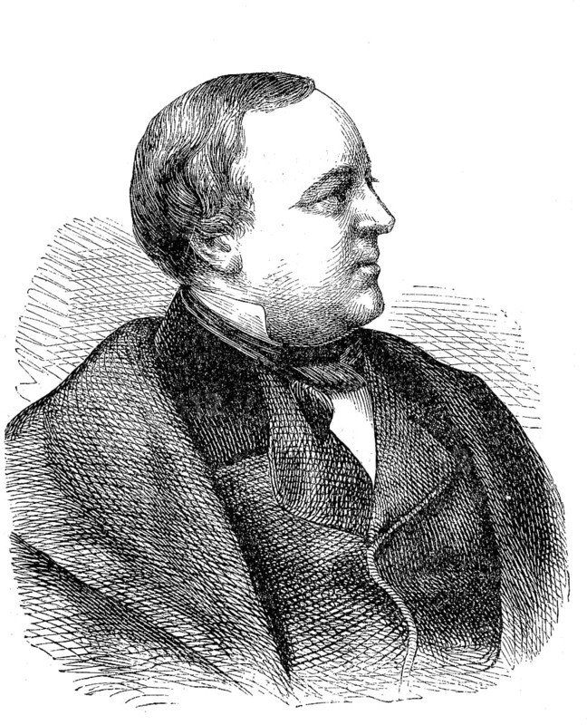 Charles Lachaud (25 February 1817) (9 December 1882), Bonapartist lawyer, Historical, digitally restored reproduction of a 19th century original, exact original date unknown
