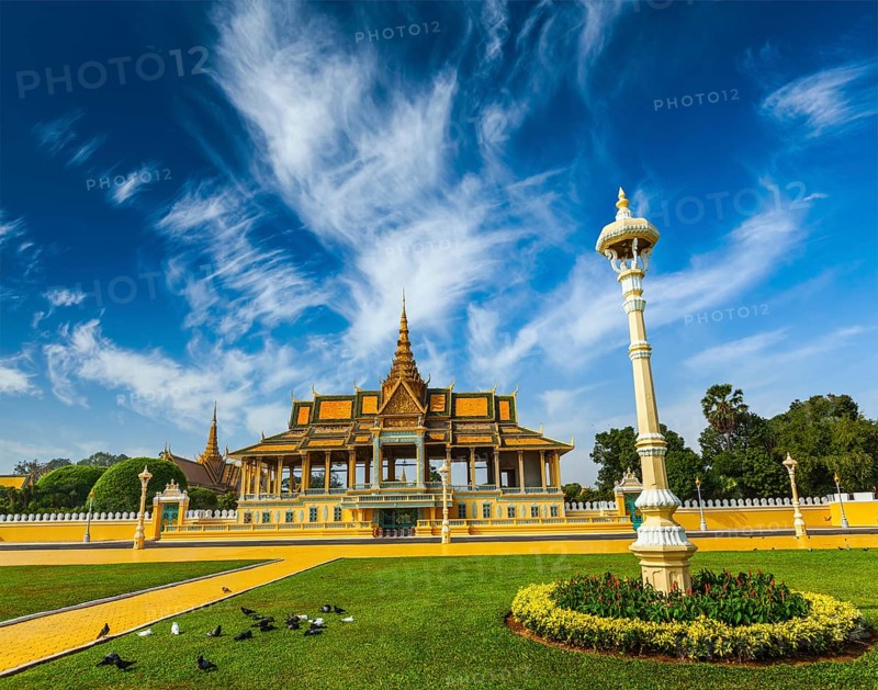 Royal Palace complex, Phnom Penh, Cambodia, Asia