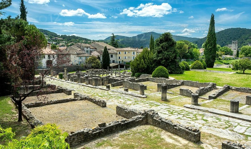 Vaison-la-Romaine. Archaeological site of La Villasse. Vaucluse. Provence-Alpes-Côte d'Azur. France