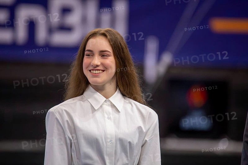 EnBW DTB-Pokal Stuttgart 2025, Mixed Cup***Darja Varfolomeev, Olympic champion in rhythmic gymnastics in Paris 2024, is honoured as Gymnast of the Year 2024