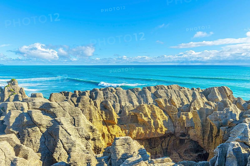 Pancake Rocks, Punakaiki, South Island, New Zealand, Oceania